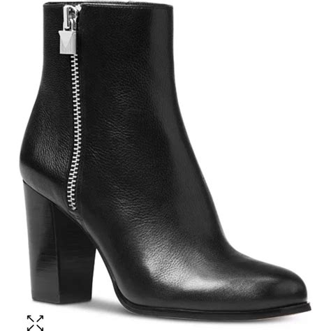 michael kors margaret boot black|michael kors black boots women.